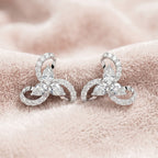 Trinity Pear Diamond Studs