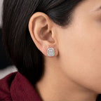 Imperial Radiant Halo Stud Earrings