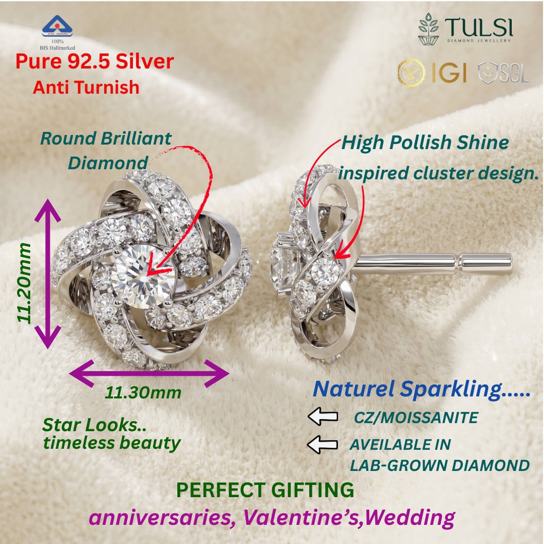Niva Orbit Diamond Studs
