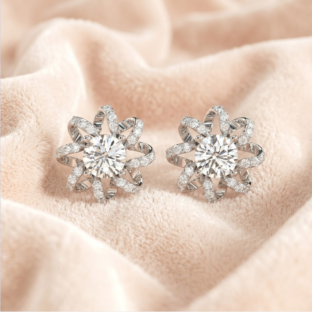 Aurelle Star Bloom Earrings