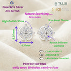 Royal Brilliance Cluster Earrings