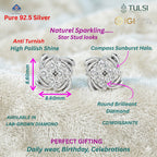 The Solstice Sunburst Studs