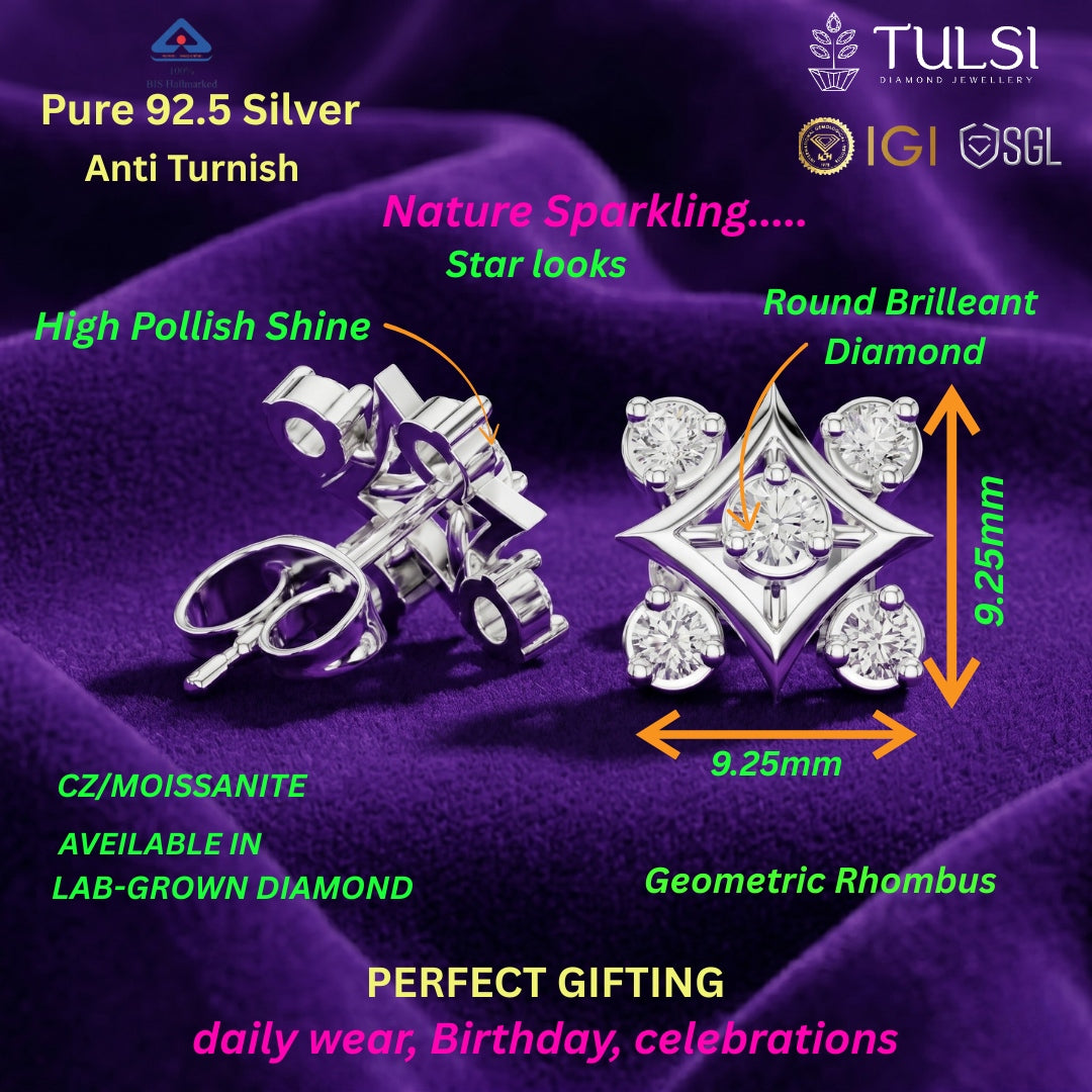 The Prism Quadrant Studs