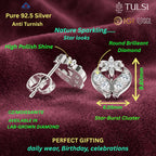 Ethereal Jasmine Cluster Earrings