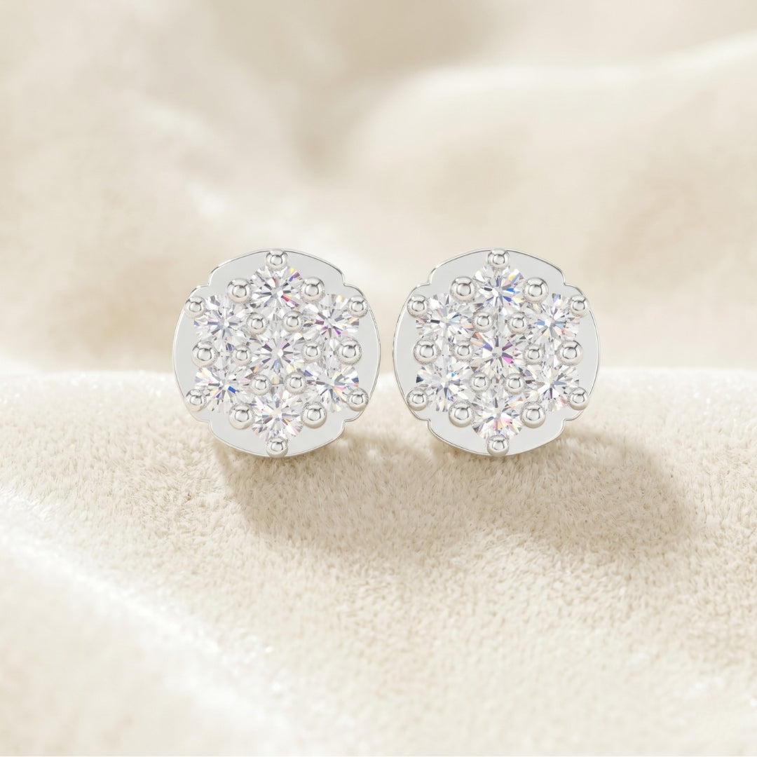 Stella Prism Silver Earrings Stud Main image
