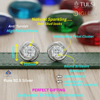 Round Horizontal Shadow Stud