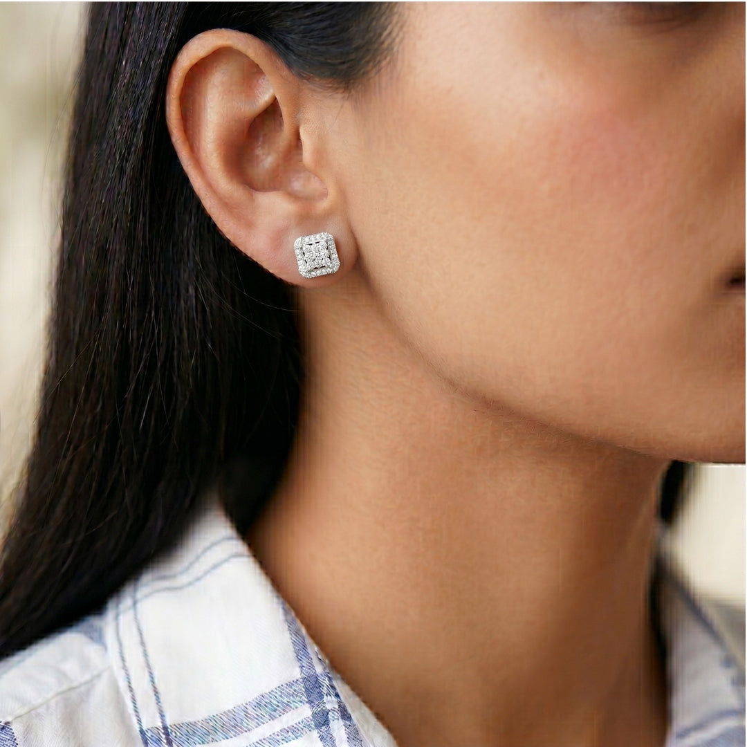 Floral Radiance Luxe Earrings Secondary image