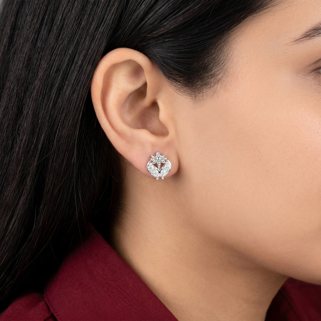 Ethereal Jasmine Cluster Earrings