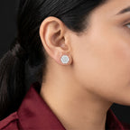 Stella Prism Silver Earrings Stud