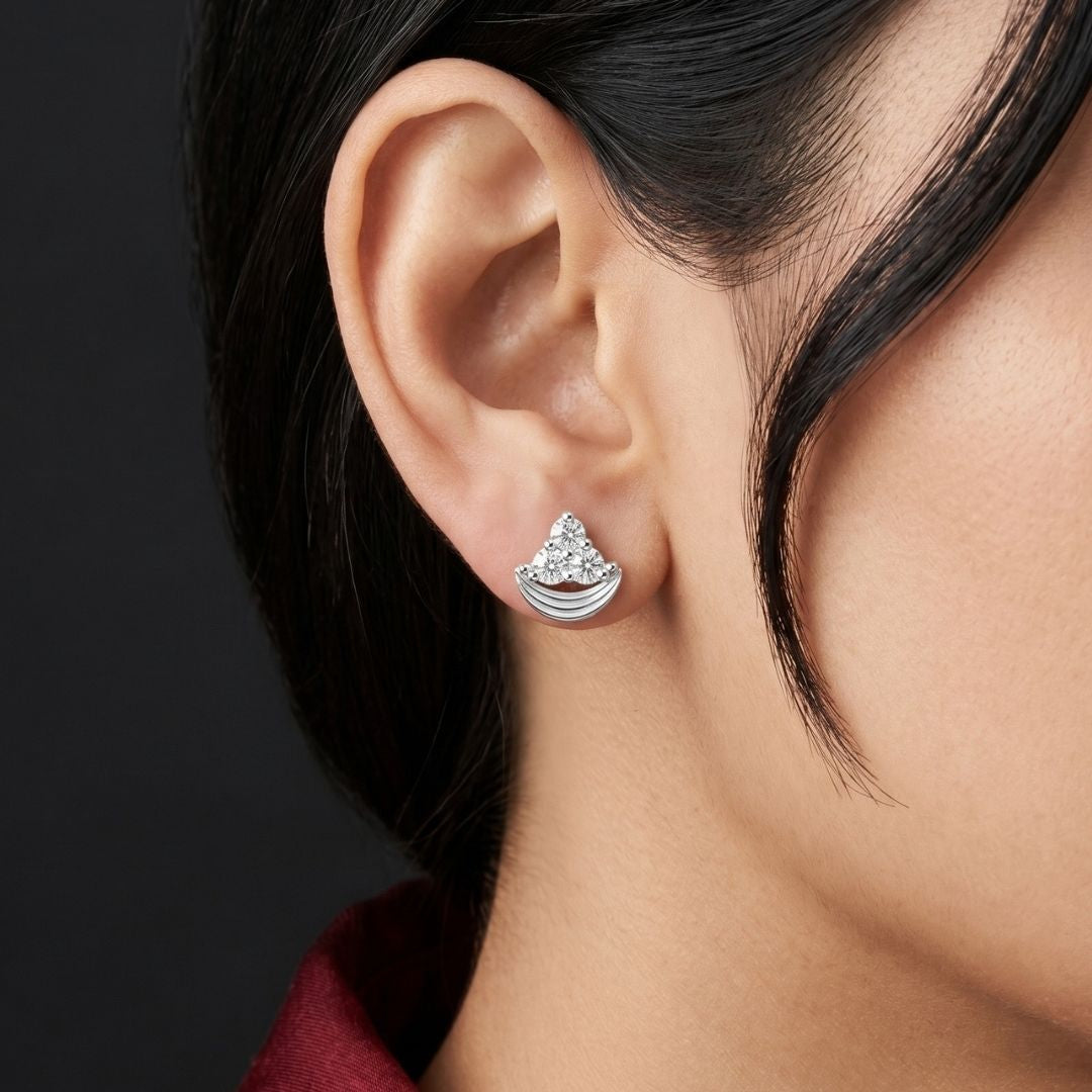 Halo Medallion Earrings Secondary image