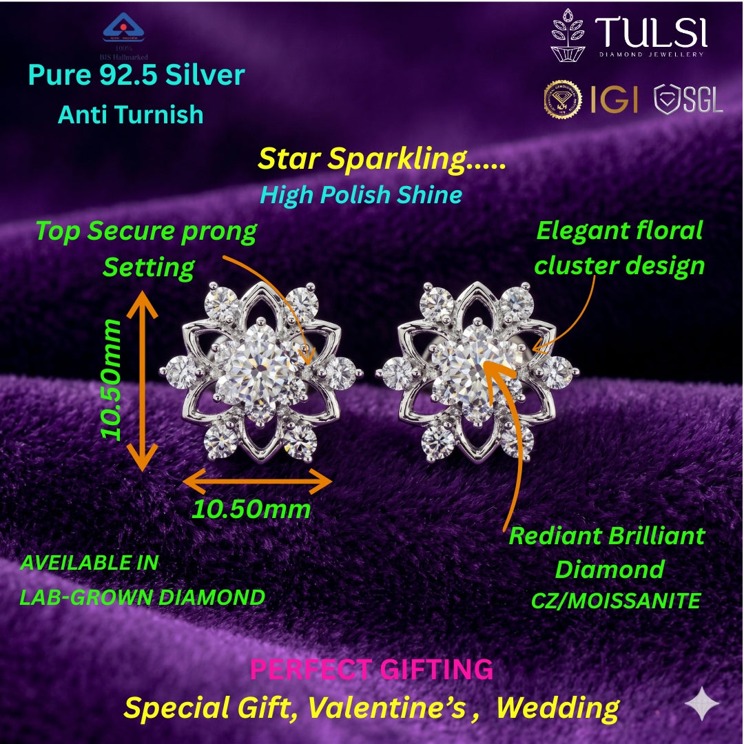 Starlight Floral Earrings