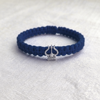 Spiritual Lord Shiva Pure Silver Trishul Rakhi & Bracelet