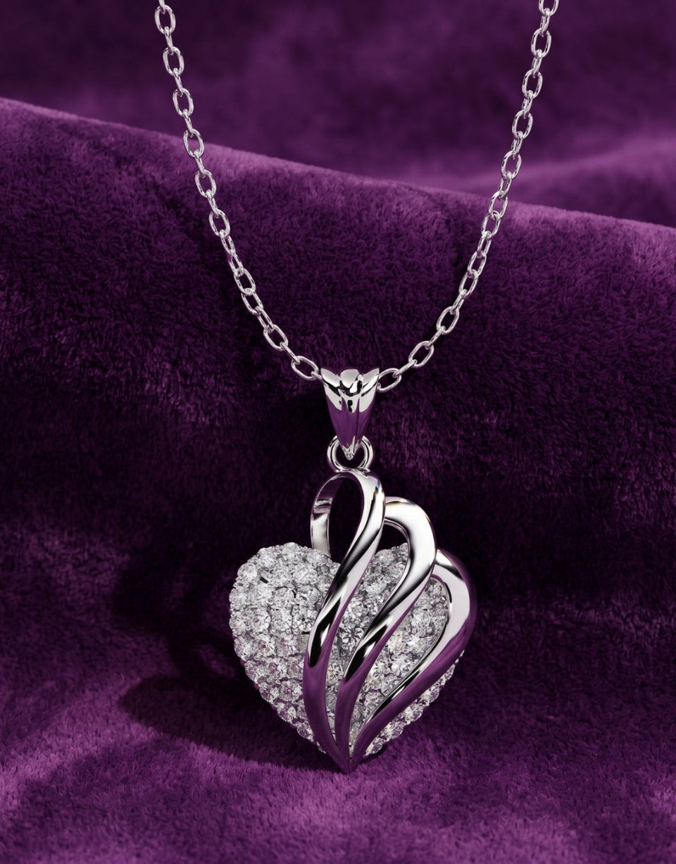 Sofia Flame Heart Pendant
