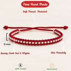 Vibrant Dual-Tone Soft Cord Bracelet