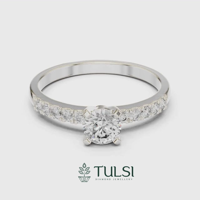 Classical Spark Diamond Ring
