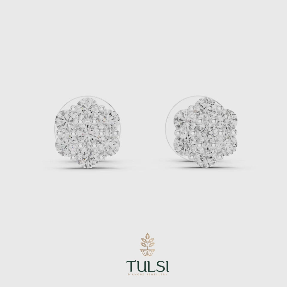 Cluster Brilliance Studs