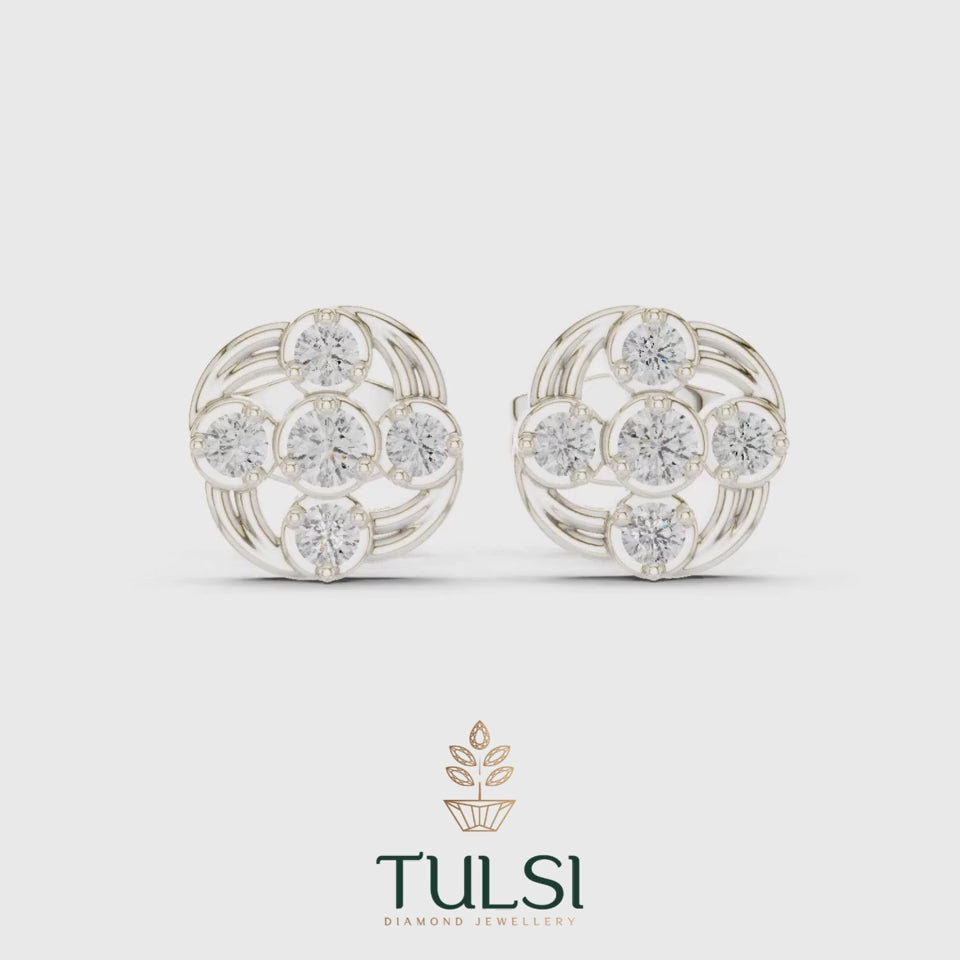 The Empress Mirage Cluster Studs