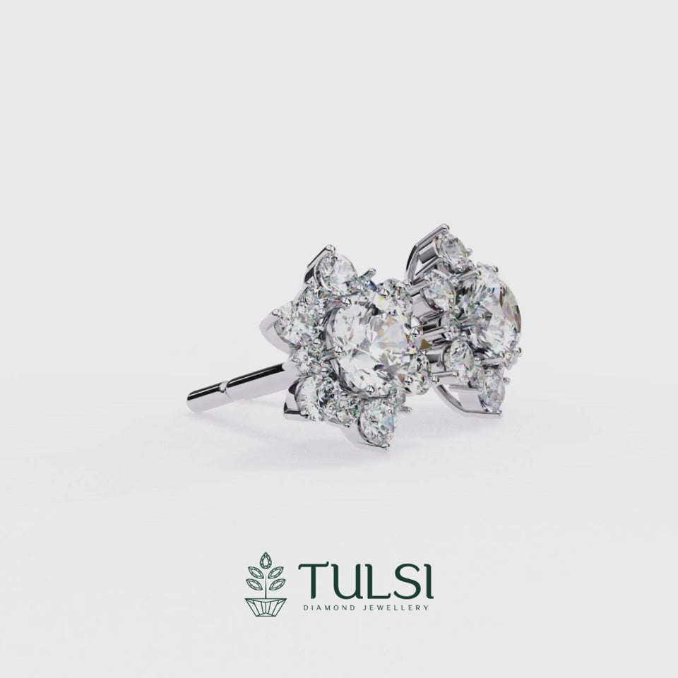 Royale Lab-Grown Diamond Stud Earrings