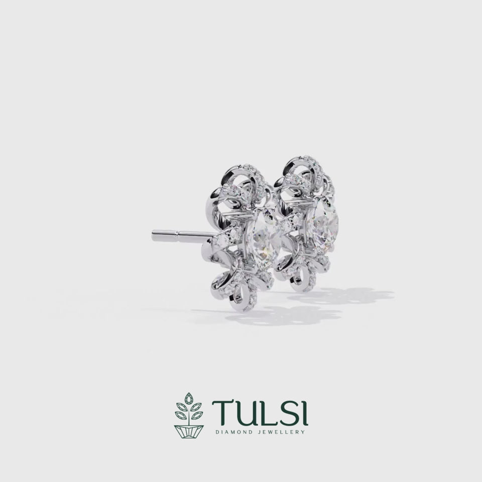 Aurelle Star Bloom Earrings