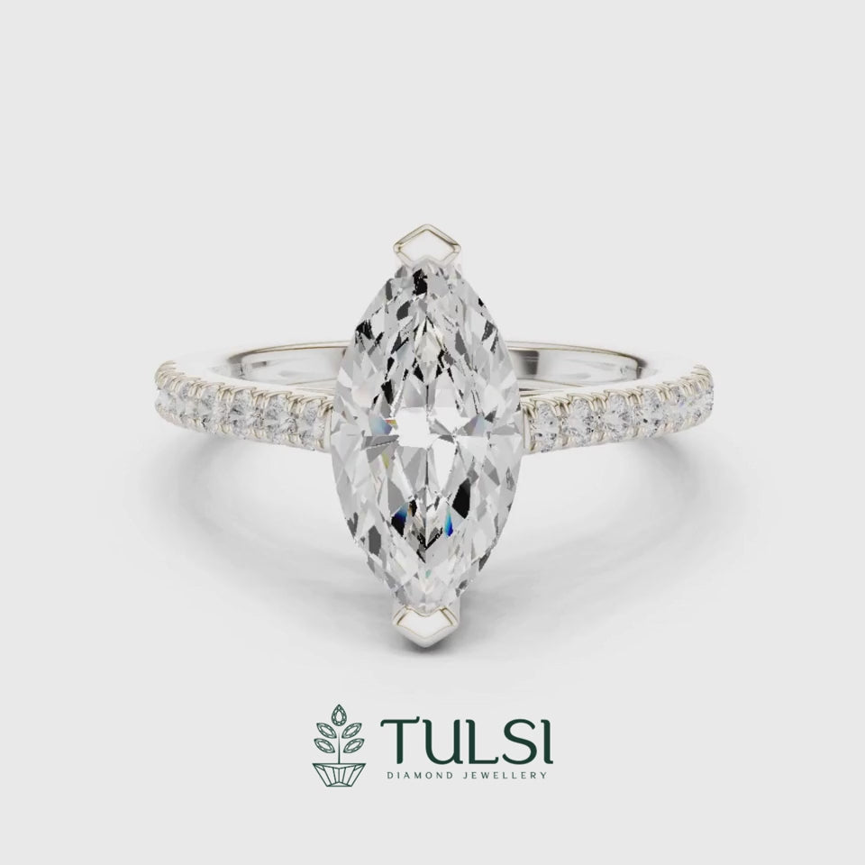 Solitaire Marques Sparkle Ring