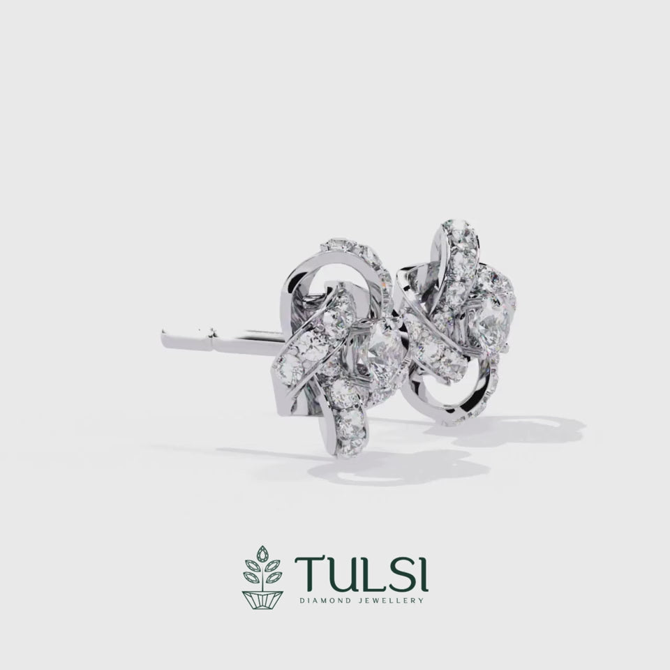 Niva Orbit Diamond Studs