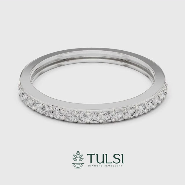 Classic Diamond Line Ring