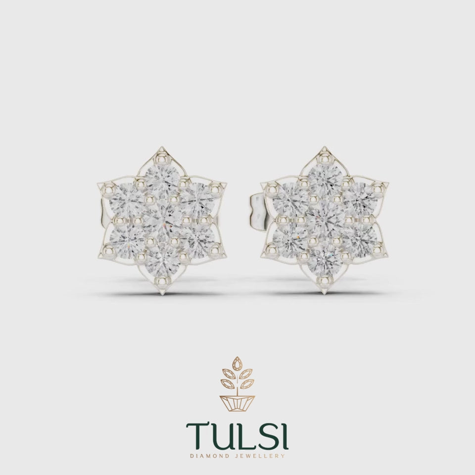 Marigold Cluster Studs