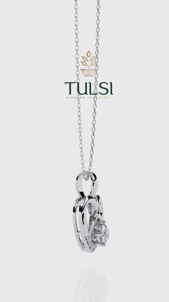 Harmony Heart Diamond Pendant