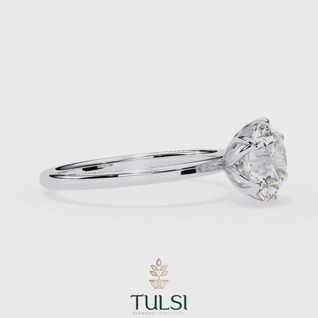 Luxe Tulip Diamond Ring