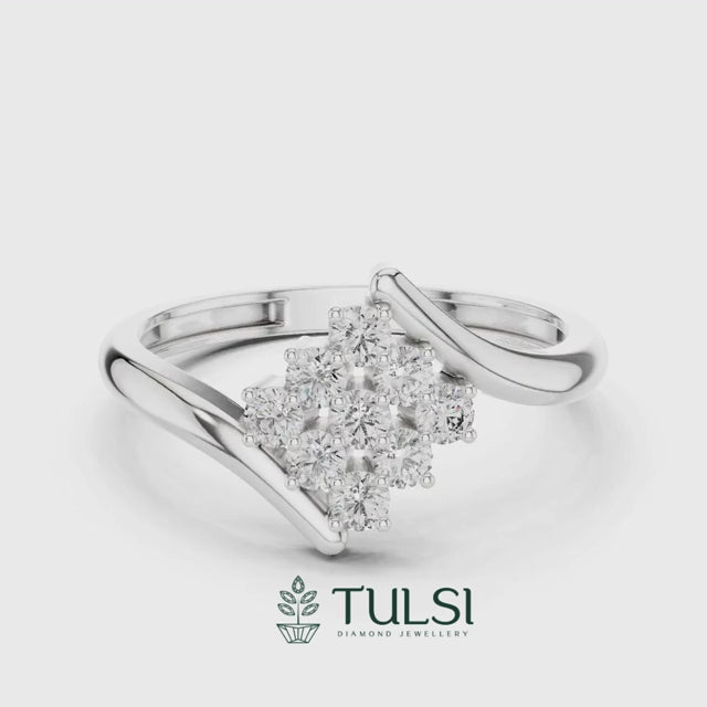 Radiance Floral Diamond Ring
