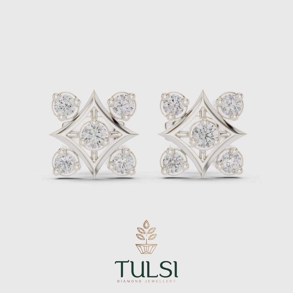 The Prism Quadrant Studs