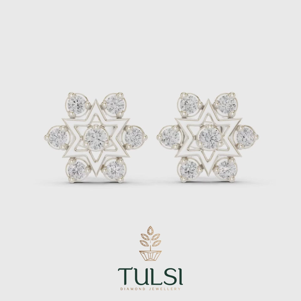 The Astral Hexagram Studs