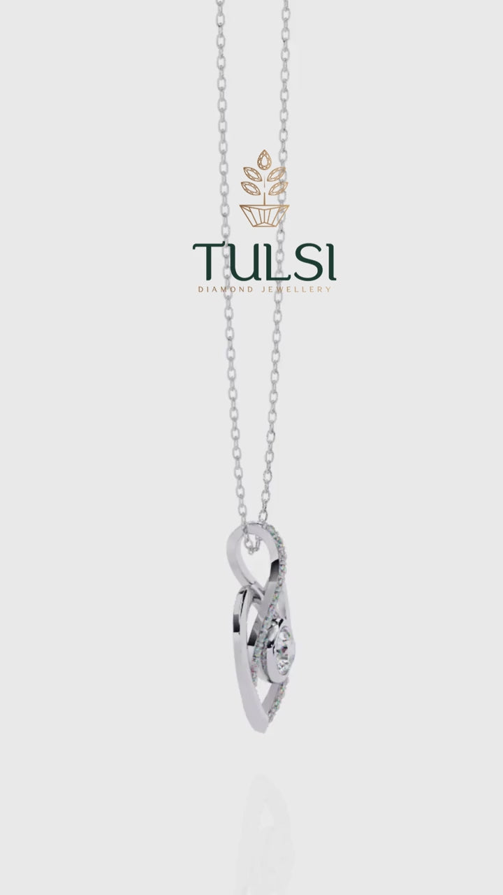 Florance Love Twist Pendant
