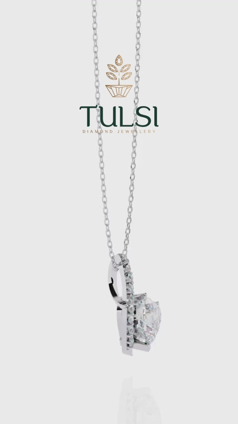 Symbol of Love Curve Pendant