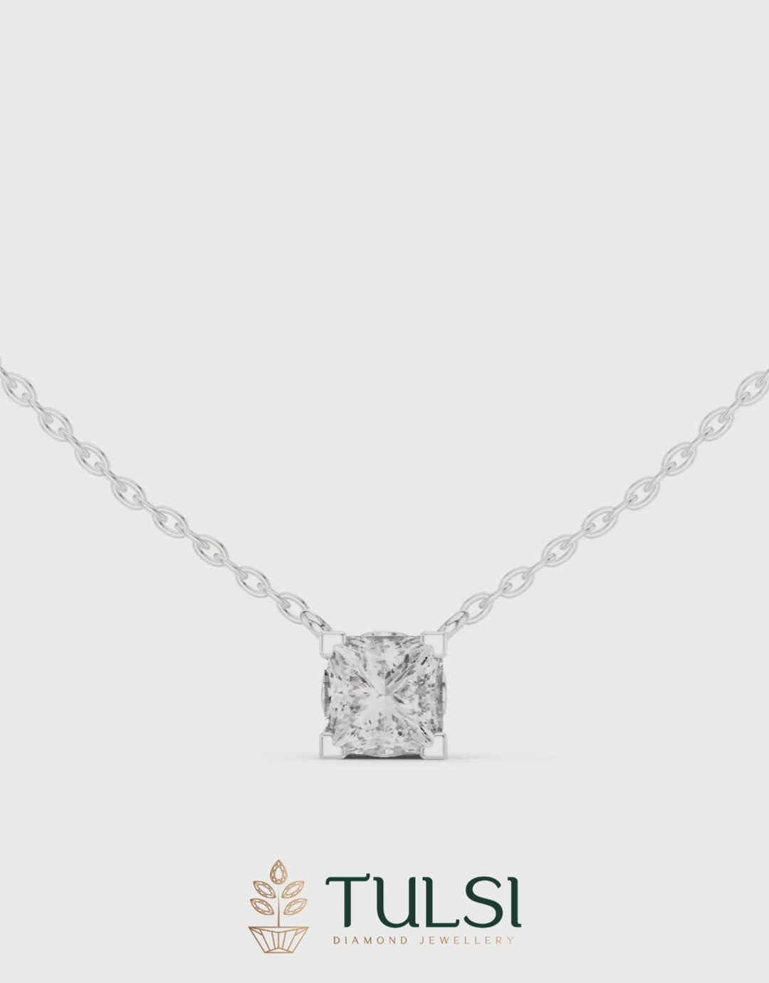 The Sovereign Princess Solitaire Pendant