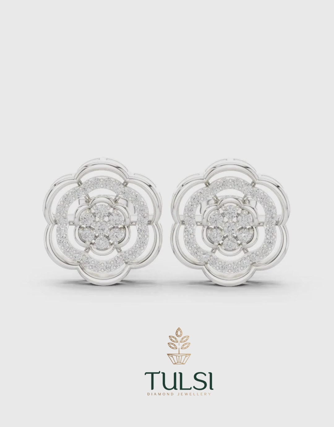 Blossom Diamond Earrings ⭐