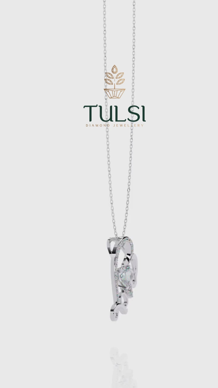 Luxe Love Script Pendant