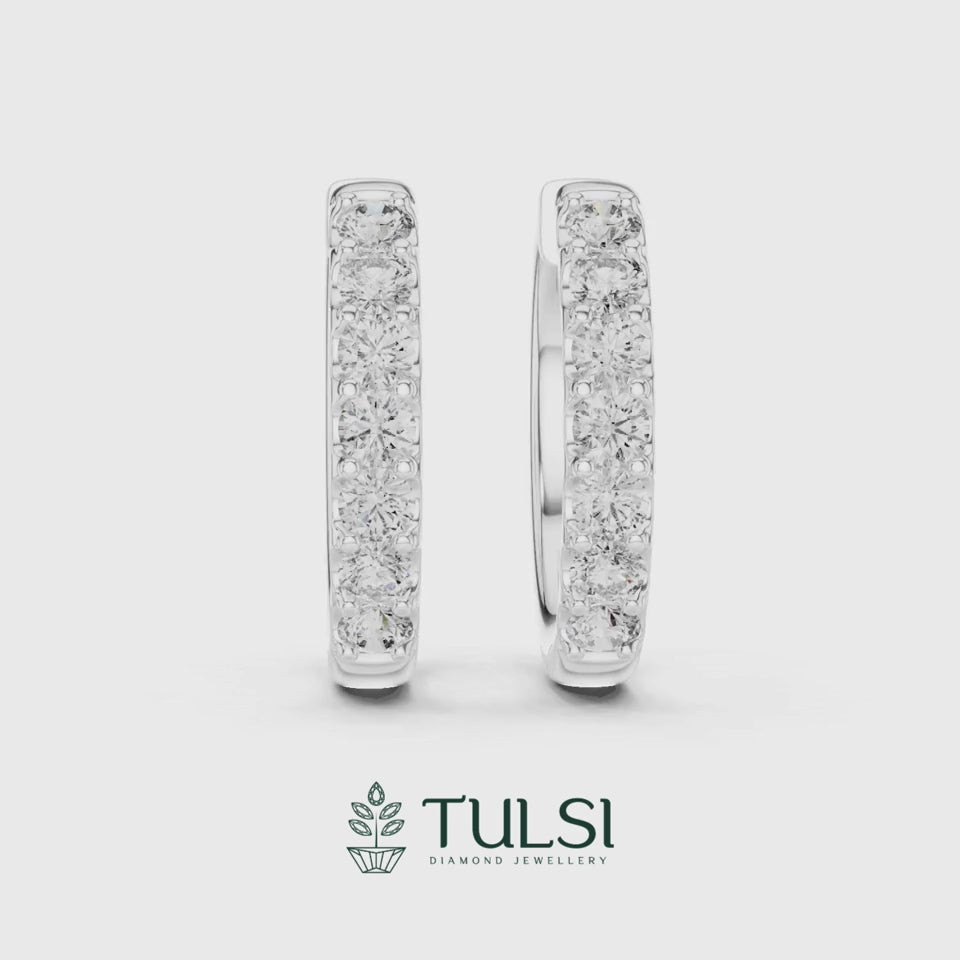 pure diamond spark hoops