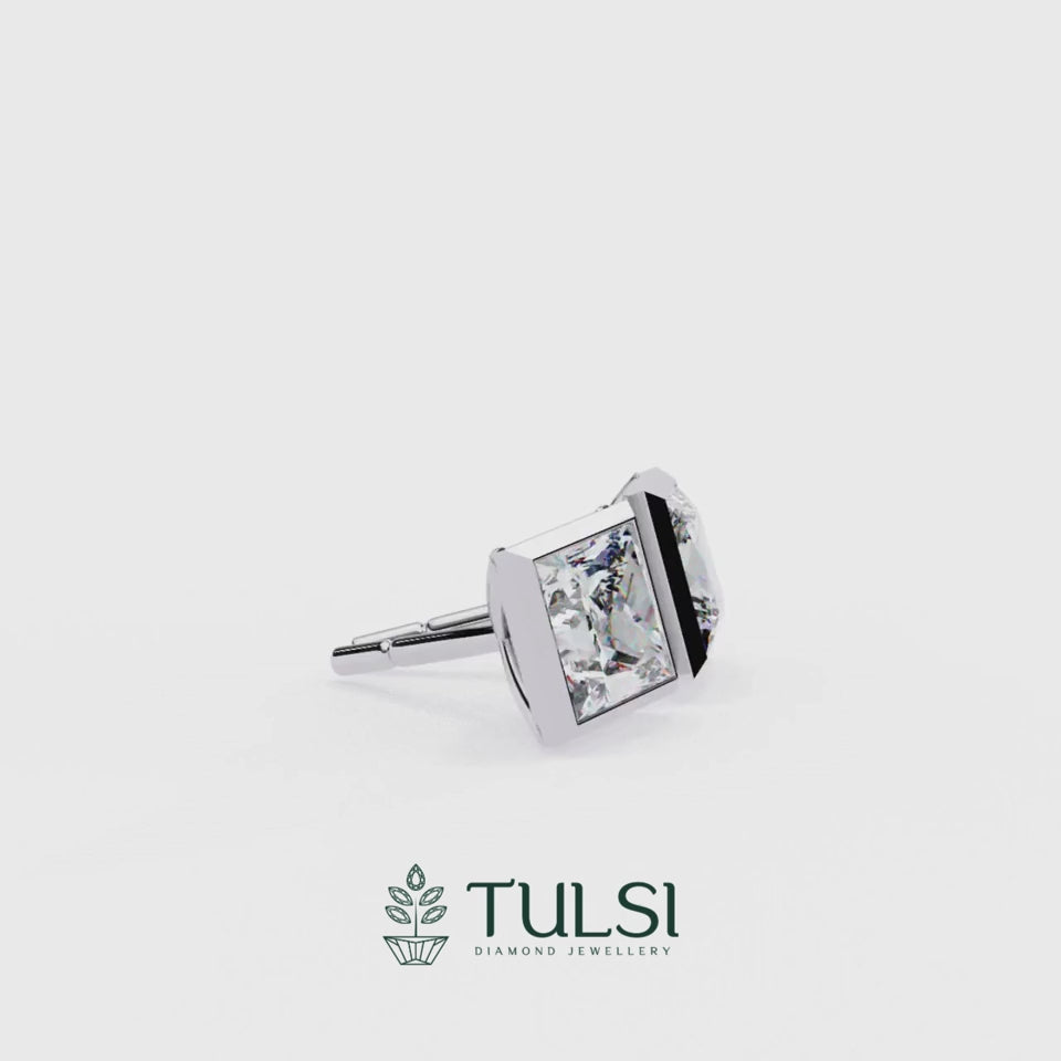 Luxe Prism Princess Studs