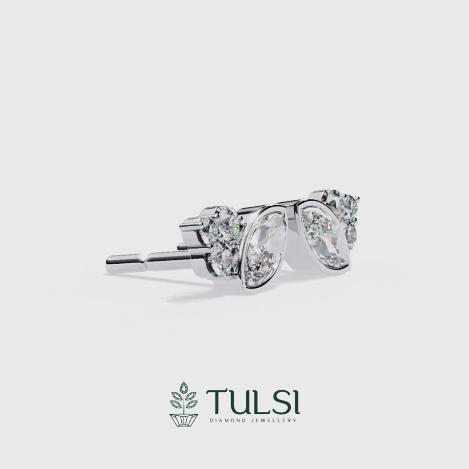 Marquise Royale Diamond Studs