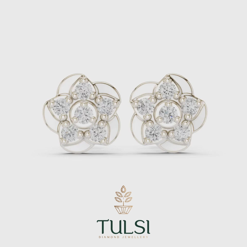 The Primrose Petal Cluster Studs