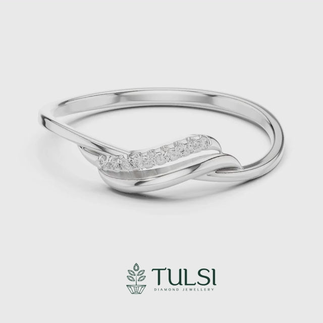 Eternal Ribbon Diamond Ring