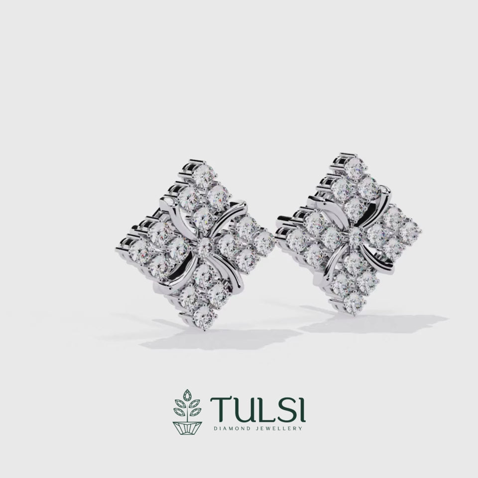 Eivina Luxe Cluster Studs