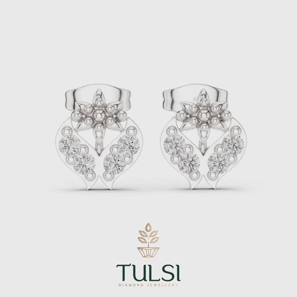 Ethereal Jasmine Cluster Earrings