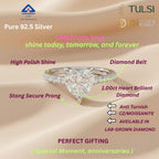 True Love Heart Solitaire Ring