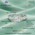 Elite Royale Solitaire Princess Ring