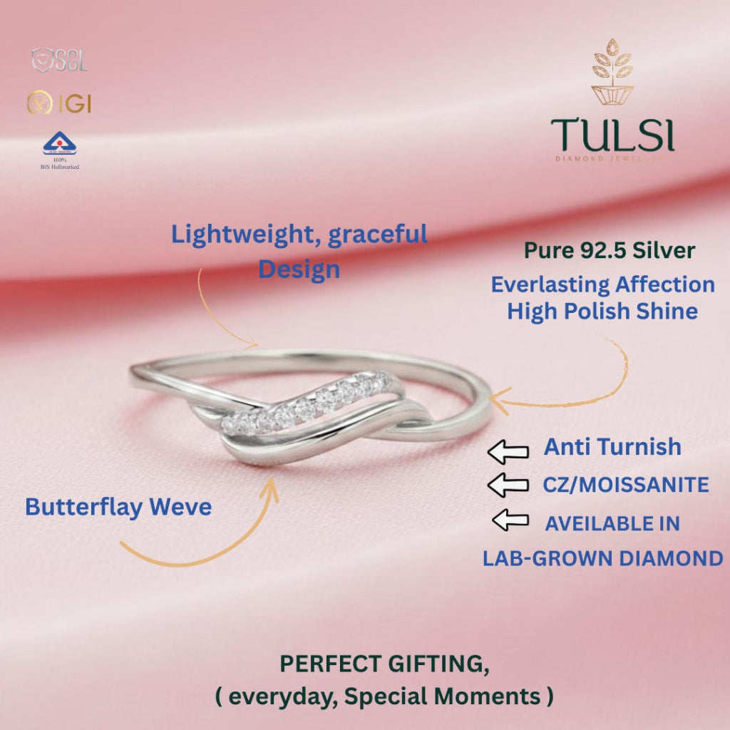 Eternal Ribbon Diamond Ring