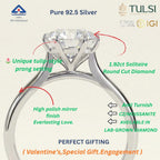 Classic Crown Solitaire Ring