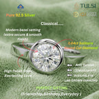 Kriva Bezel Solitaire Ring