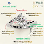 Flora Twist Diamond Ring